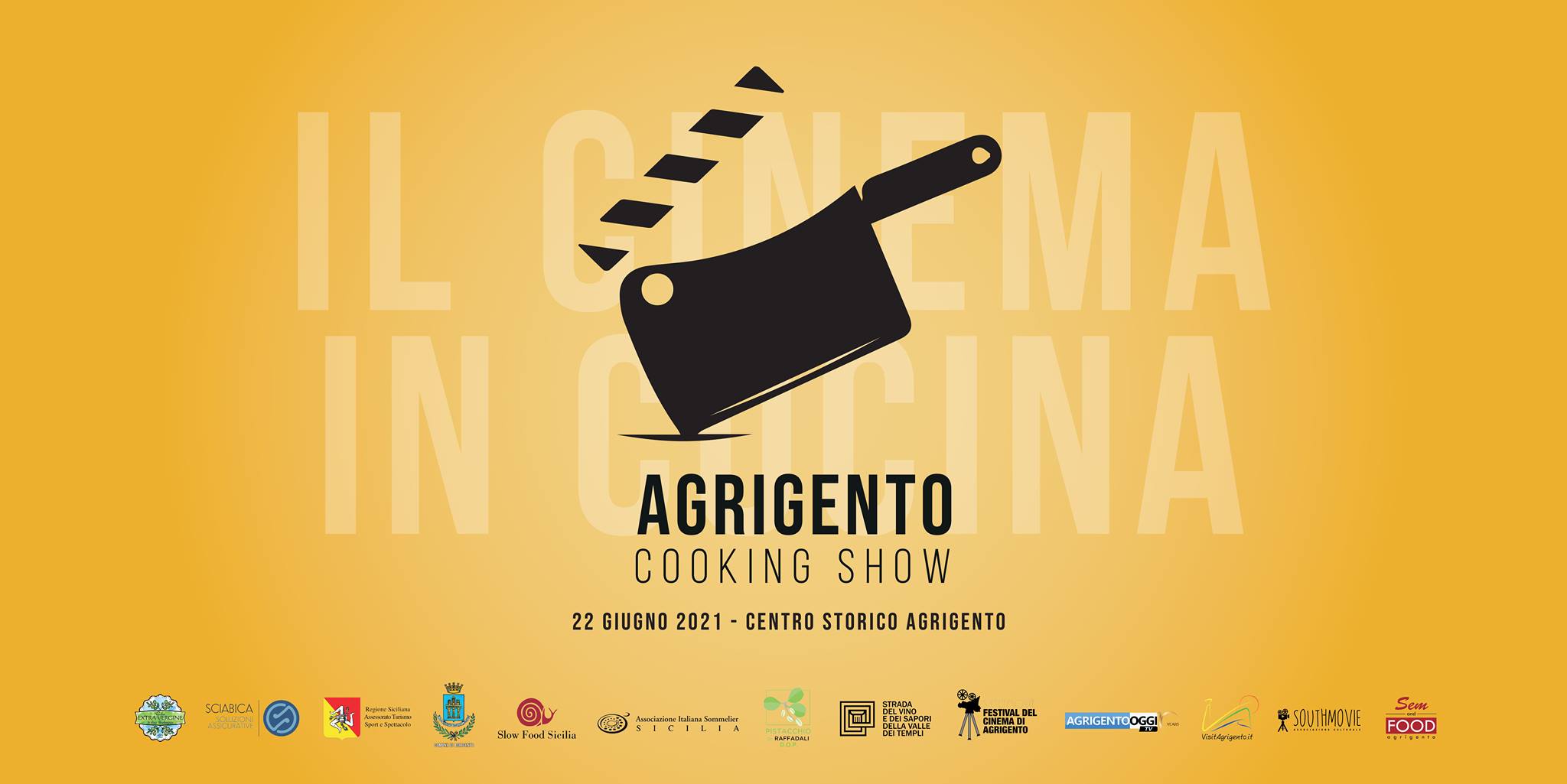 Al momento stai visualizzando Il Cinema in cucina, arriva Agrigento Cooking Show!