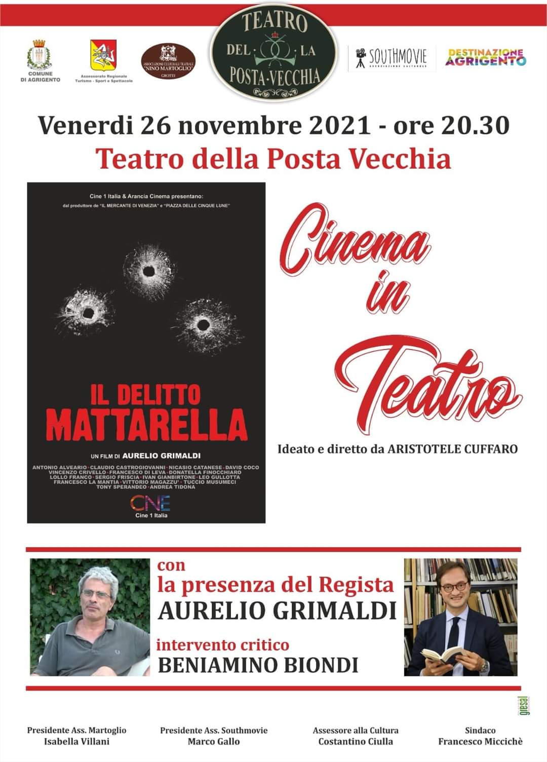 Scopri di più sull'articolo ‘’Il Delitto Mattarella’’ al Teatro Della Posta Vecchia Con il Regista Aurelio Grimaldi